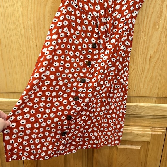 Faithfull The Brand Floral Red Mini Dress - Picture 5 of 13